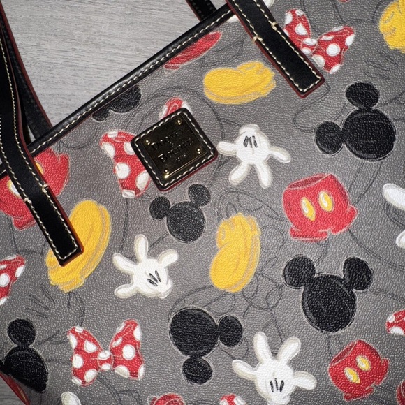 Dooney & Bourke Gray Tote with Disney Motif - Picture 2 of 5